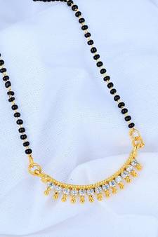 White American Diamond Mangalsutra