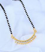 White American Diamond Mangalsutra