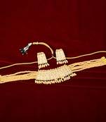 Peach Tone Beaded Traditional Kundan Choker Set For Women 