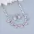 PINK MONALISA AMERICAN DIAMOND TRADITIONAL NECKLACE SETS FOR WOMEN