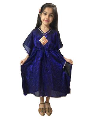 self kaftan blue 1