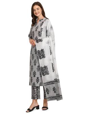 White printed cotton cotton-kurtis 3