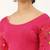 VASTRANAND Women Pink Solid Stretchable Ari Work Saree Blouse