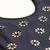 VASTRANAND Women Navy Blue & Golden Gotta Patti Stretchable Saree Blouse