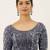 VASTRANAND Women Grey Embellished Sequence Stretchable Velvet Saree Blouse