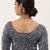 VASTRANAND Women Grey Embellished Sequence Stretchable Velvet Saree Blouse