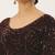 VASTRANAND Women Burgundy Stretchable Velvet Sequence Saree Blouse