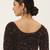 VASTRANAND Women Burgundy Stretchable Velvet Sequence Saree Blouse