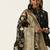 VASTRANAND Black & Gold-Toned Woven Design Banarasi Dupatta