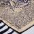 VASTRANAND Navy Blue & Gold-Toned Woven Design Dupatta