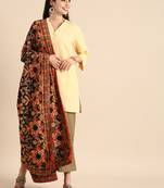 VASTRANAND Multicoloured Embroidered Dupatta