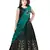 green jequard Dupatta Style Partywear Girls Dress Gown