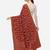 VASTRANAND Maroon & Green Ethnic Motifs Embroidered Dupatta with Thread Work