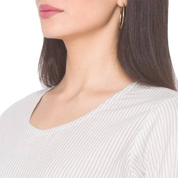 White woven viscose rayon long-kurtis 5