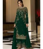 Green Georgette Party Wear Salwar Kameez