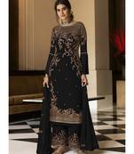 Black Georgette Party Wear Salwar Kameez