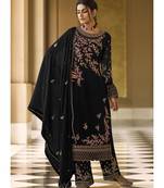 Black Georgette Party Wear Salwar Kameez