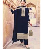 Royal Blue Georgette Party Wear Salwar Kameez