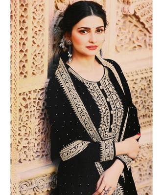 Black Georgette Party Wear Salwar Kameez 2