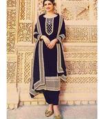Royal Blue Georgette Party Wear Salwar Kameez
