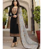 Black Georgette Party Wear Salwar Kameez