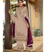 Light Pink Georgette Party Wear Salwar Kameez
