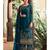 Dark Teal Georgette Party Wear Salwar Kameez