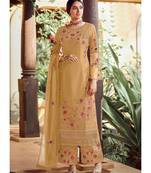 Yellow Georgette Party Wear Salwar Kameez