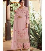 Pink Georgette Party Wear Salwar Kameez