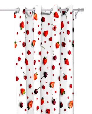 White Polyester Digital Printed Curtains 1