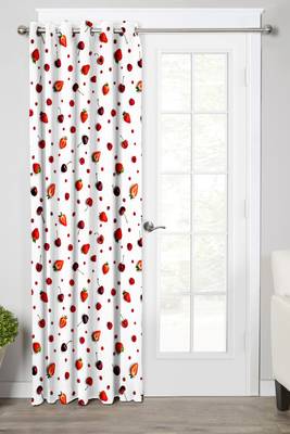 White Polyester Digital Printed Curtains 2
