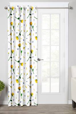 White Polyester Digital Printed Curtains 2