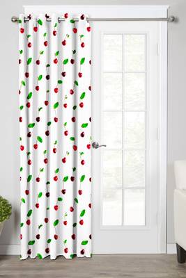 White Polyester Digital Printed Curtains 2