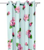 Green Polyester Digital Printed Curtains