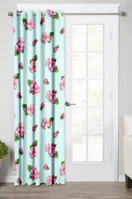 Green Polyester Digital Printed Curtains 2