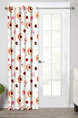 White Polyester Digital Printed Curtains 2