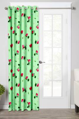 Green Polyester Digital Printed Curtains 2