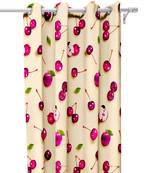 Yellow Polyester Digital Printed Curtains