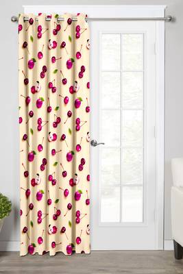 Yellow Polyester Digital Printed Curtains 2