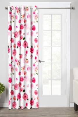 White Polyester Digital Printed Curtains 2