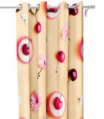 Yellow Polyester Digital Printed Curtains