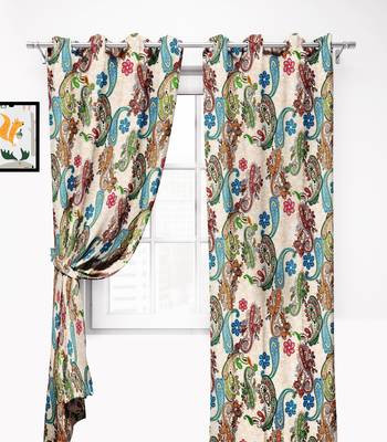 Multi ColorPolyester Digital Printed Curtains 2