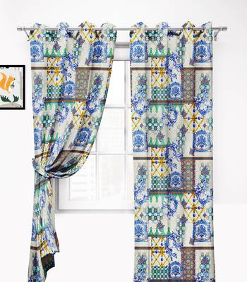 Multi ColorPolyester Digital Printed Curtains 2