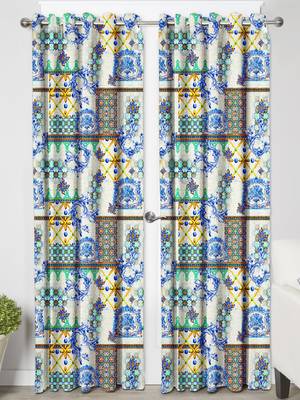 Multi ColorPolyester Digital Printed Curtains 3
