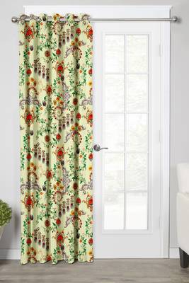Pista GreenPolyester Digital Printed Curtains 1
