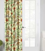Pista GreenPolyester Digital Printed Curtains