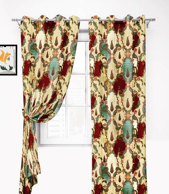 Multi ColorPolyester Digital Printed Curtains 2