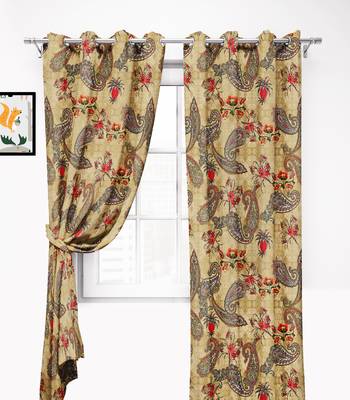 FawnPolyester Digital Printed Curtains 2