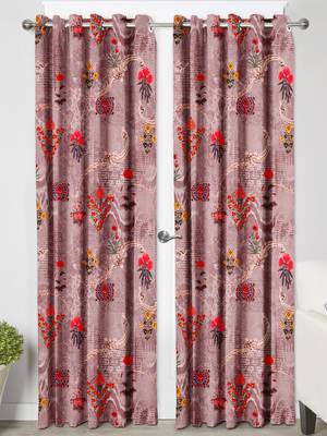 GrapePolyester Digital Printed Curtains 3