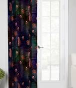 Dark Multi ColorPolyester Digital Printed Curtains